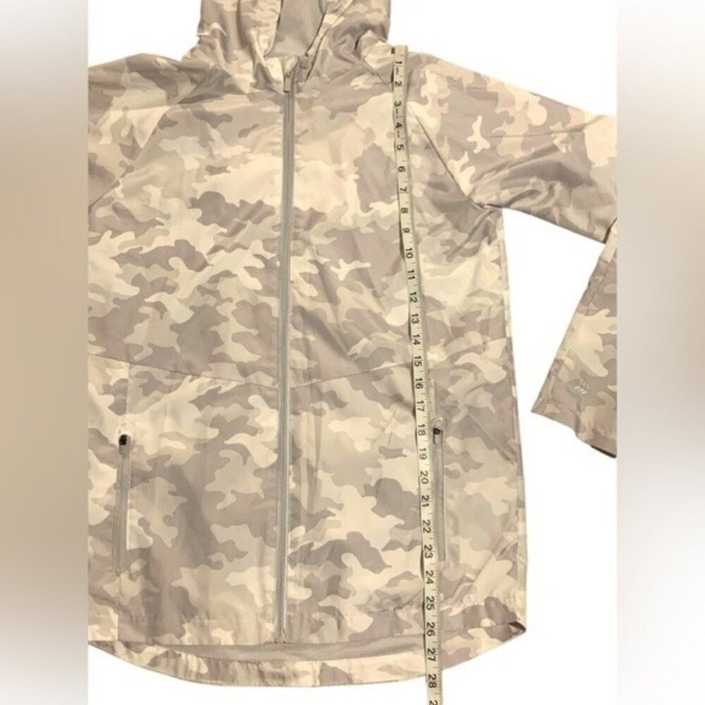All In Motion Lightweight Hooded Full Zip Jacket White Gray Camo Size XL - Picture 5 of 5